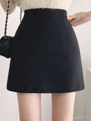 DAZY Saia Básica De Cor Sólida Para Lazer De Verão Bellizzi 