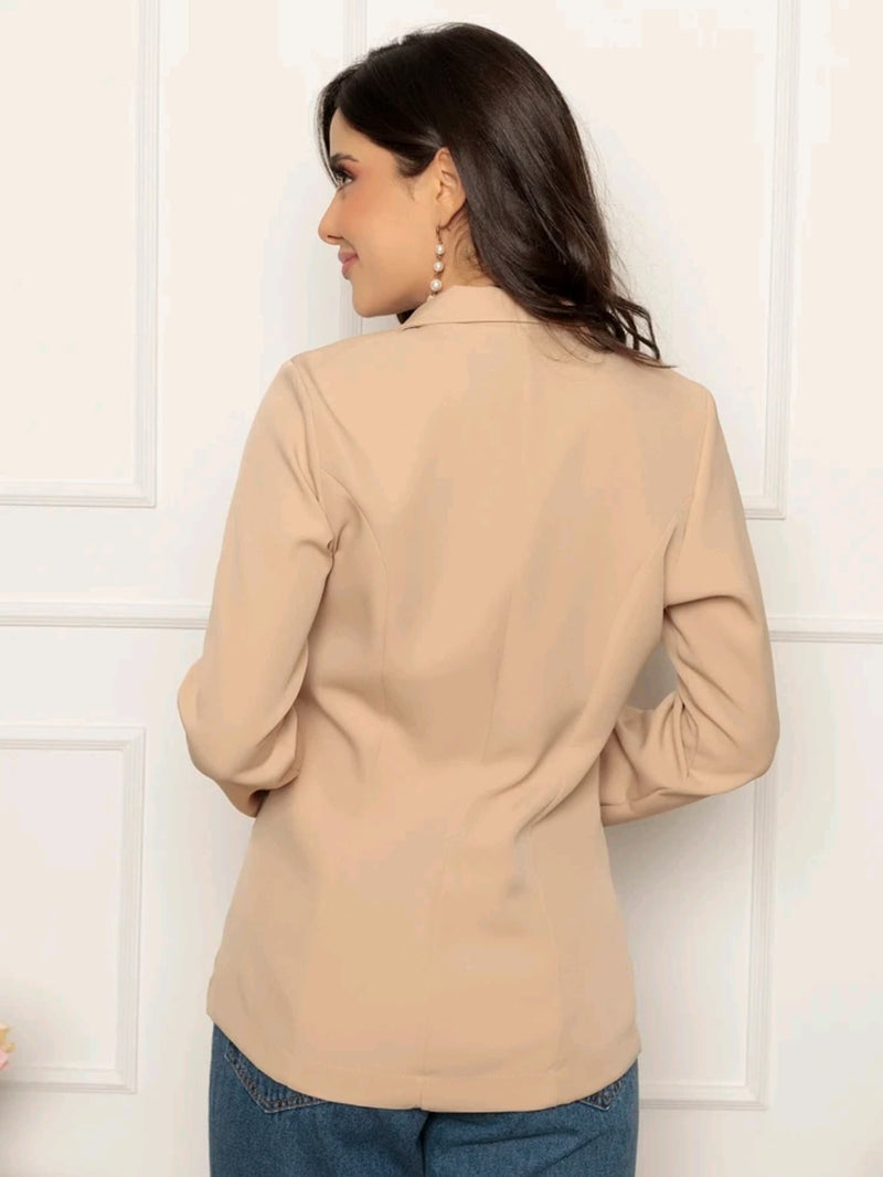 Blazer Feminino de Poliéster Casual Social Elegante Bellizzi 