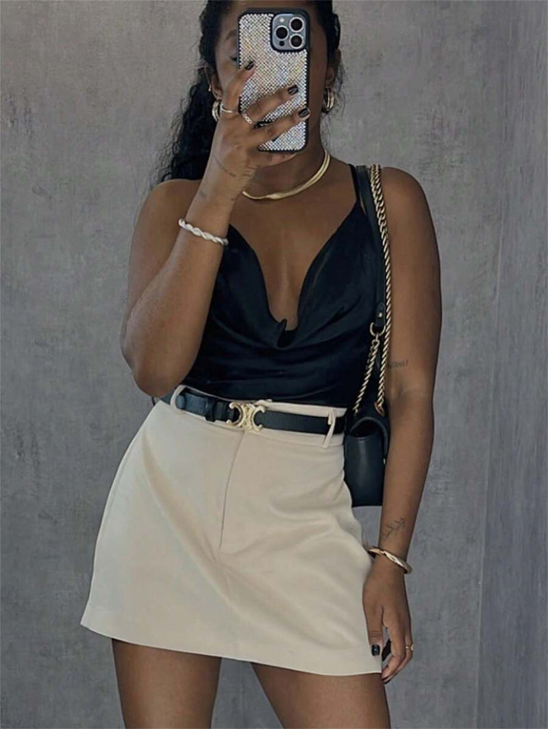 Saia atrás short fkmoda Bellizzi 