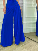 Calça Pantalona Feminina em Alfaiataria Elegante Bellizzi 