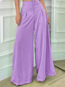 Calça Pantalona Feminina em Alfaiataria Elegante Bellizzi 