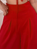 Calça Pantalona Feminina em Alfaiataria Elegante Bellizzi 