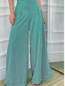 Calça Pantalona Feminina em Alfaiataria Elegante Bellizzi 