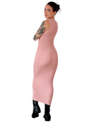 Vestido Midi Feminino Fio Modal Slim Fit Elegante Bellizzi 