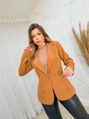 Blazer Feminino de Poliéster Casual Social Elegante Bellizzi 