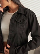 Jaqueta Jeans Feminina com Lycra Corte Ajustado Linha Premium Bellizzi 