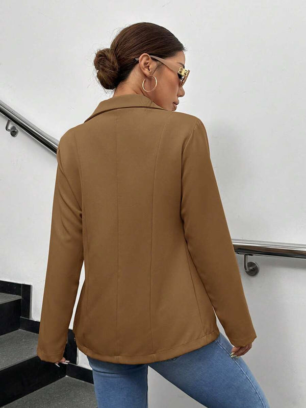 Blazer Feminino Alfaiataria Elegante Casual Social Confortável