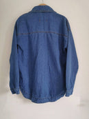 Jaqueta Jeans Feminina de Algodão Ombro Caído Casual Bellizzi 