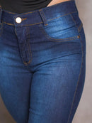 Calça Jeans Feminina com Elastano Skinny Cintura Alta Bellizzi 