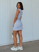 Vestido Muscle Tee Feminino Algodão Curto Casual Confort Bellizzi 