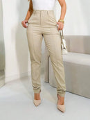 Calça Feminina Bengaline Elástica Skinny Cintura Média Bellizzi 