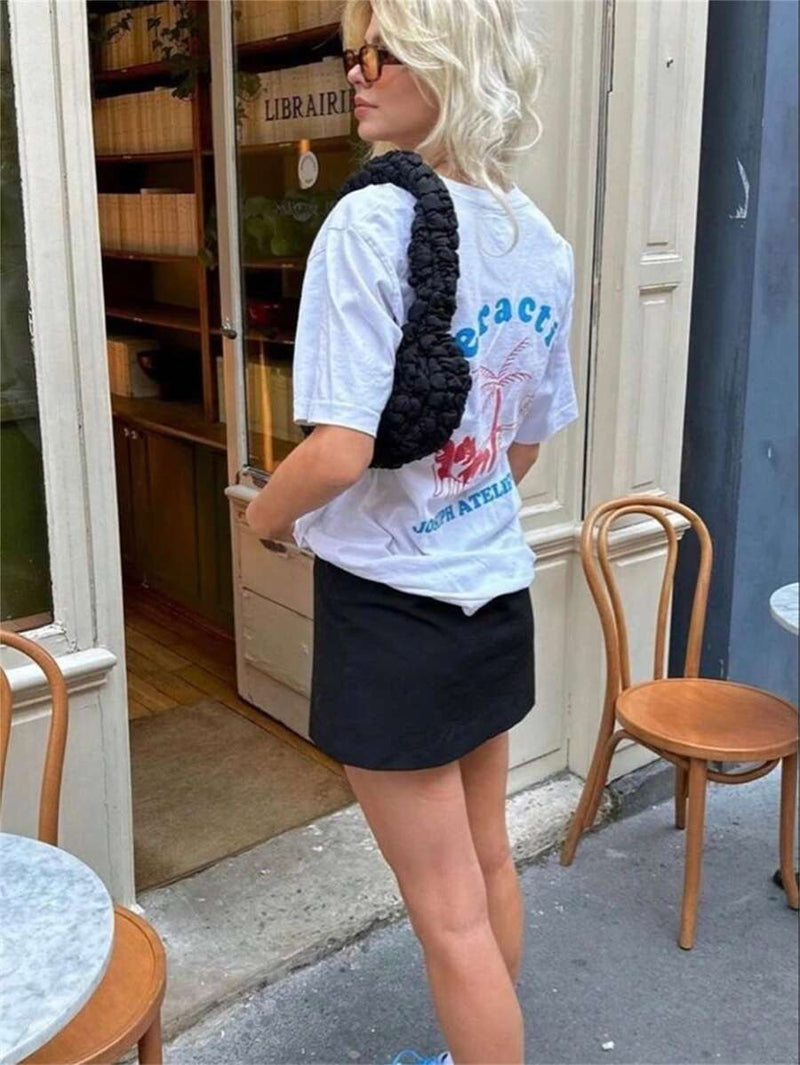 saia fenda dentro com short fk moda Bellizzi 