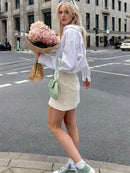 saia fenda dentro com short fk moda Bellizzi 