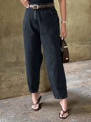 Calça Jeans Mom Feminina 100% Algodão Casual Saina Office Bellizzi 