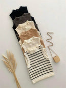 Blusa Regata Feminina Básica em Malha Premium Casual Bellizzi 