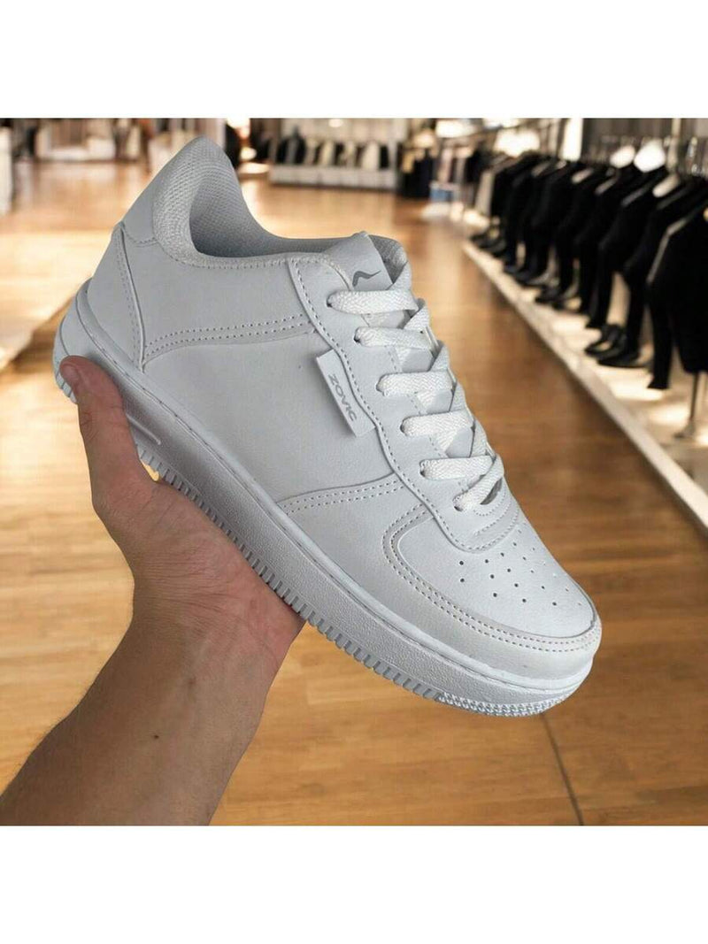 Tênis Air Casual Feminino Couro Macio Solado Confortável