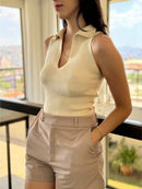 REGATA GOLA POLO VERÃO TRICOT MODAL NEW COLLECTION Bellizzi 