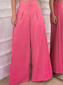 Calça Pantalona Feminina em Alfaiataria Elegante Bellizzi 