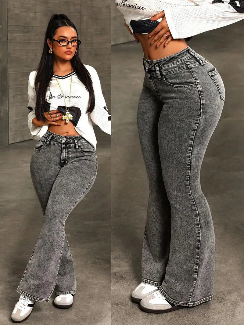 Calça Alfaiataria Feminina Tecido Premium Cintura Alta Slim Bellizzi 