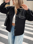 Casaco Feminino Tipo Lã com Bolso Bainha Assimétrica Bellizzi 