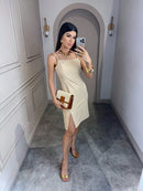 Vestido Curto De Alcinha Alfaiataria L'aube Brille Mode II Bellizzi 