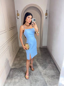 Vestido Curto De Alcinha Alfaiataria L'aube Brille Mode II Bellizzi 