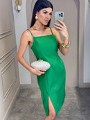 Vestido Curto De Alcinha Alfaiataria L'aube Brille Mode II Bellizzi 