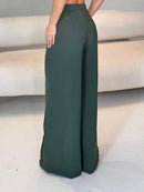 Calça Pantalona Feminina em Alfaiataria Elegante Bellizzi 