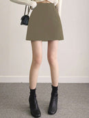 DAZY Saia Básica De Cor Sólida Para Lazer De Verão Bellizzi 