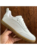 Tênis Feminino Branco Aveia Sintético Casual Cano Baixo KAUZE Bellizzi 