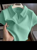 Camisa polo Feminina Manga curta Algodao Bellizzi 