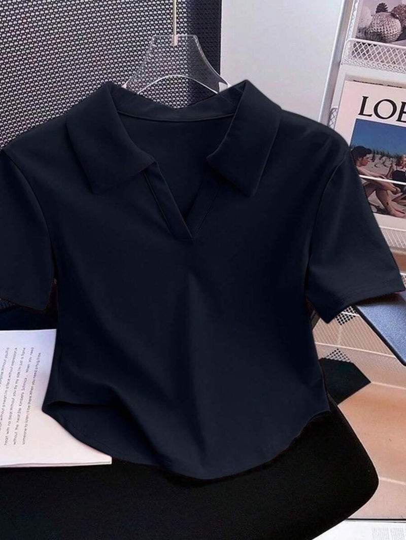 Camisa polo Feminina Manga curta Algodao Bellizzi 