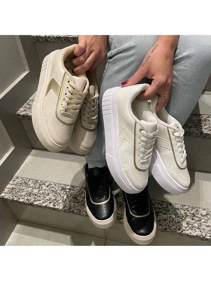 Tênis Feminino Casual  Borracha Soft Miatto Conforto Bellizzi 