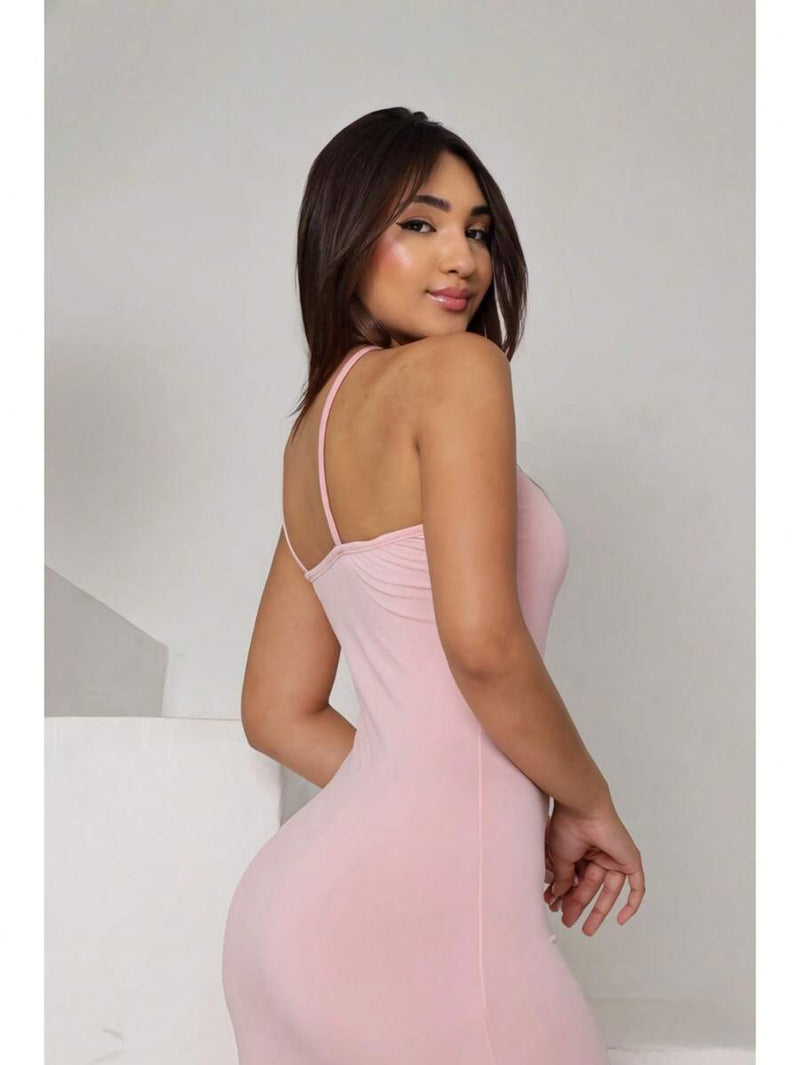 Vestido Longo Feminino Colete Ajuste Corpo Elegante Bellizzi 