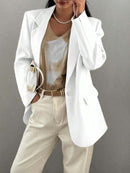 Blazer Feminino Alfaiataria com Forro e Ombreiras - Bellizzi Bellizzi 