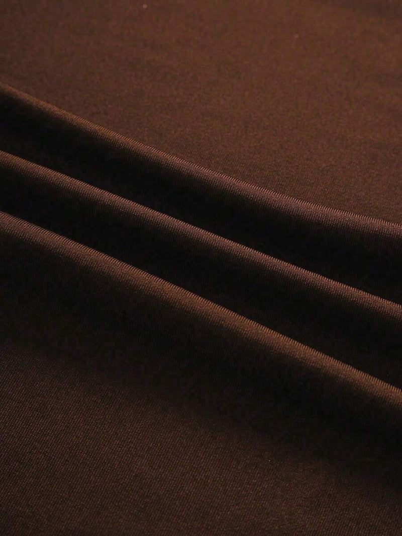 Blusa Manga Longa Camiseta Feminina De Manga Comprida E Ombro Obliquo, Slim Fit Bellizzi 