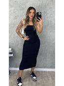 Vestido Midi Feminino Tomara que Caia Premium Bellizzi 