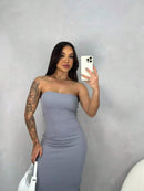 Vestido Midi Feminino Tomara que Caia Premium Bellizzi 