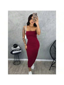 Vestido Midi Feminino Tomara que Caia Premium Bellizzi 