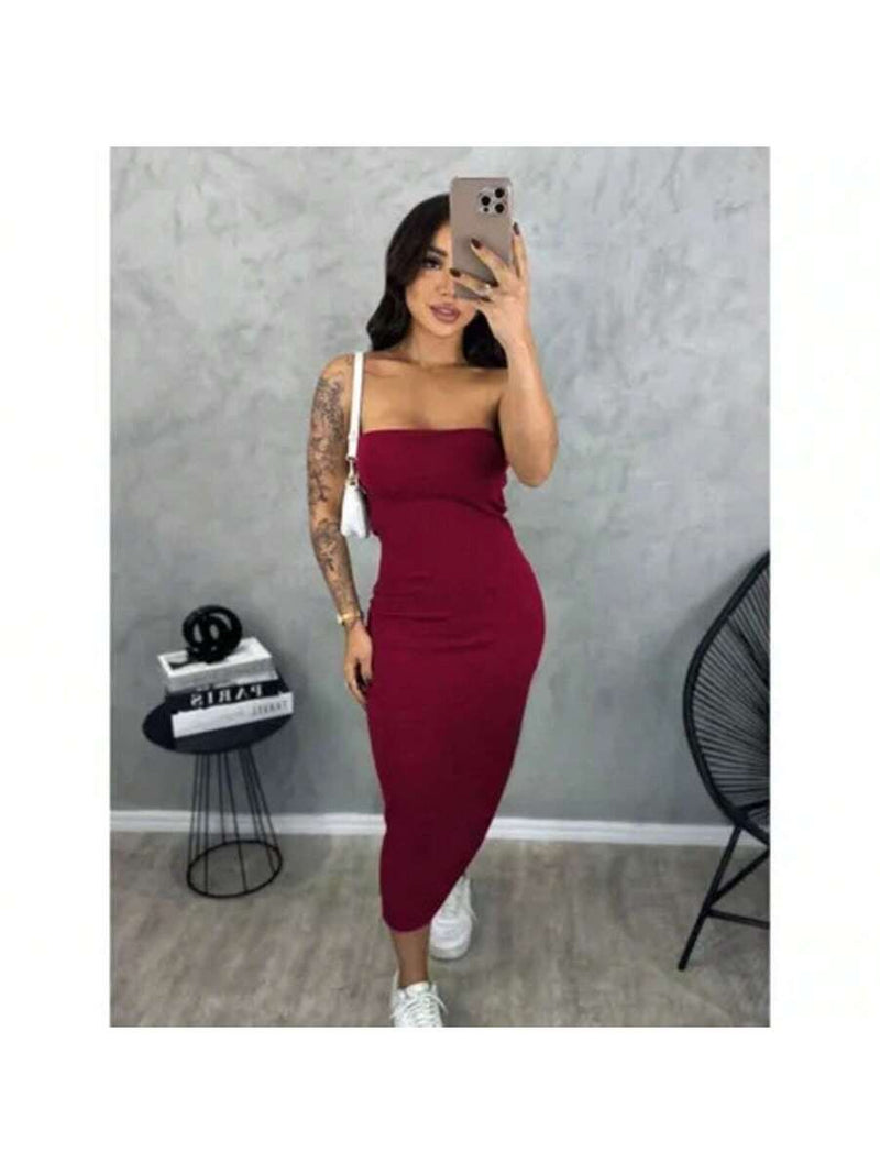 Vestido Midi Feminino Tomara que Caia Premium Bellizzi 