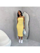 Vestido Midi Feminino Tomara que Caia Premium Bellizzi 