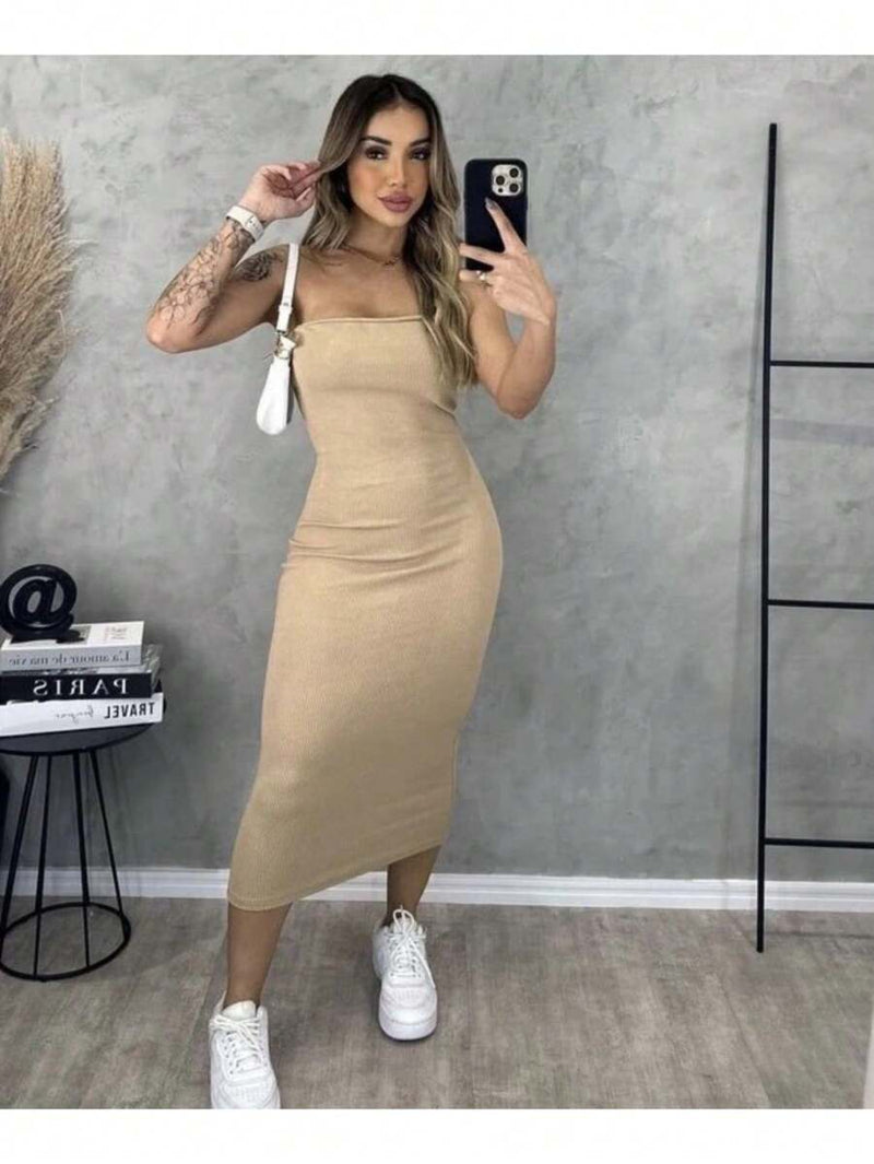 Vestido Midi Feminino Tomara que Caia Premium Bellizzi 