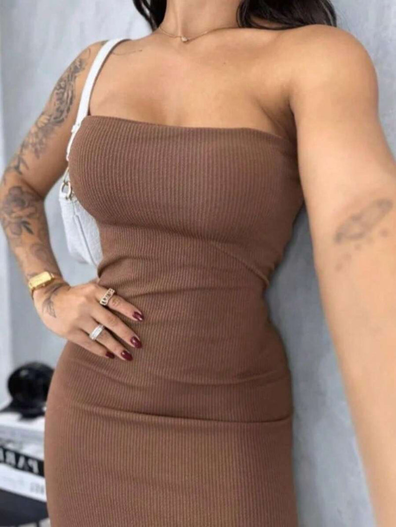 Vestido Midi Feminino Tomara que Caia Premium Bellizzi 