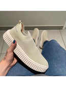 Tênis Meia Feminino Slip On Casual Nylon Soft Ultra Leve Bellizzi 