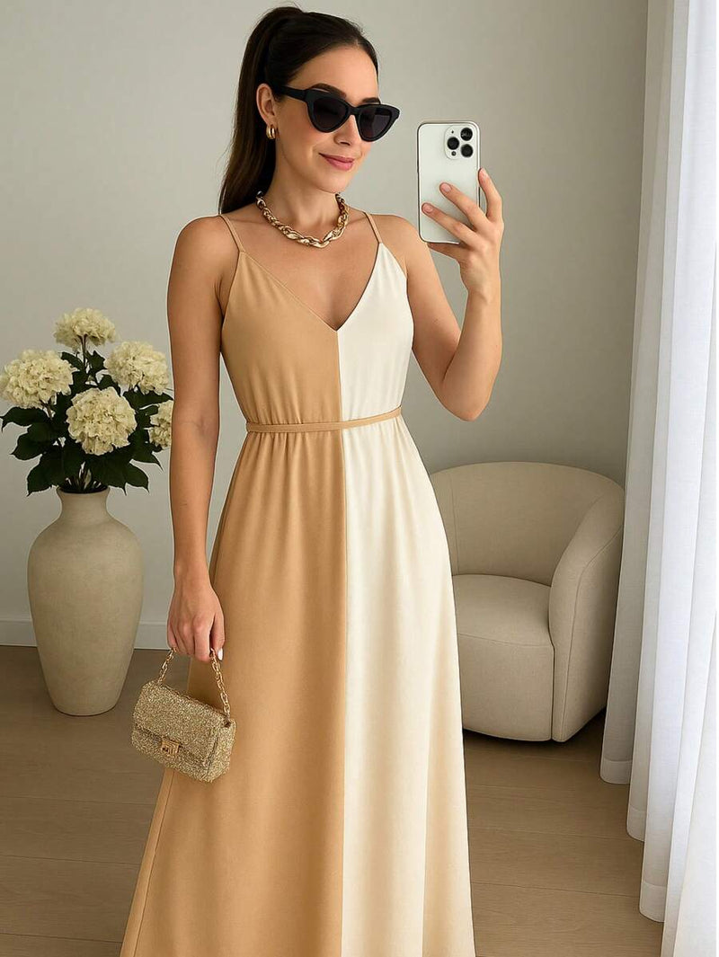 Vestido Feminino Estilo Longo Clássico e Sofisticado Bellizzi 