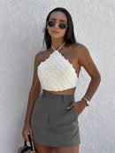 Saia atrás short fkmoda Bellizzi 