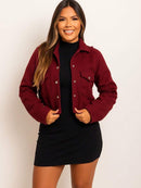 Casaco Feminino Curto Soft Elegante Estilo Casual Bellizzi 