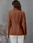 Blazer Feminino Alfaiataria Elegante Casual Social com Botão Bellizzi 