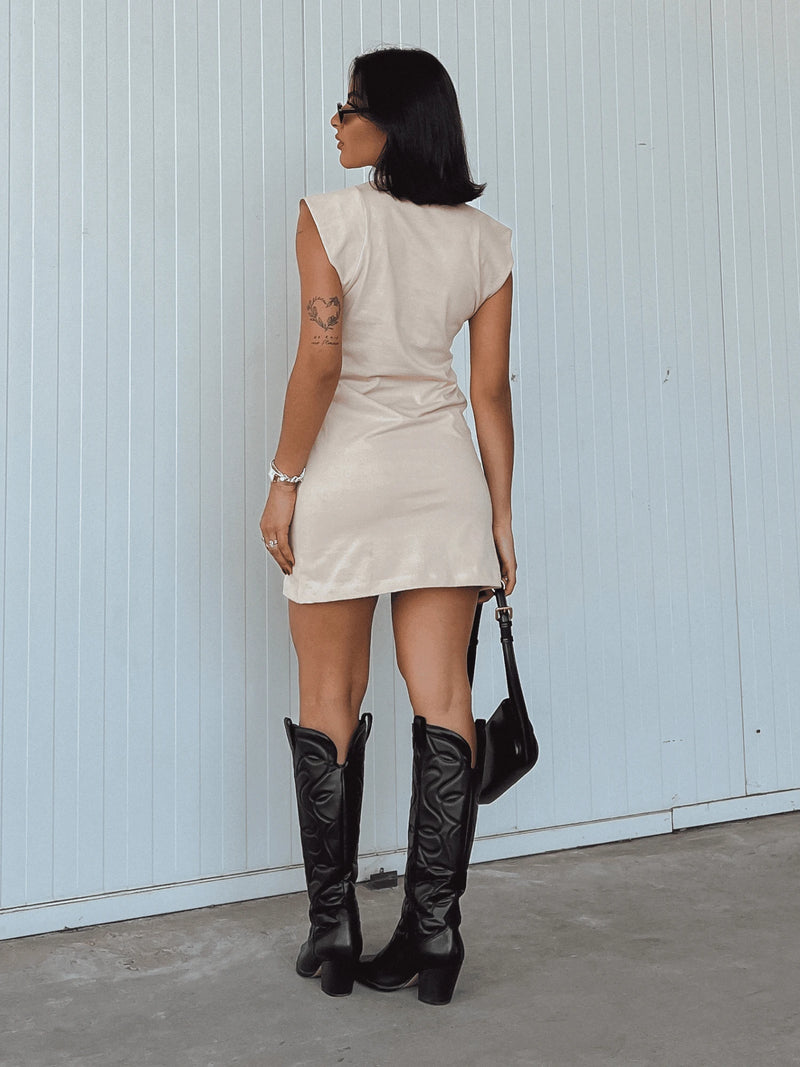 Vestido Muscle Tee Feminino Algodão Curto Casual Confort