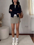 saia fenda dentro com short fk moda Bellizzi 